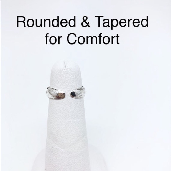 Peace Sign Sterling Silver Toe Ring, 3/8”, Adjustable, NEW, Ships in Gift Box - Picture 7 of 9